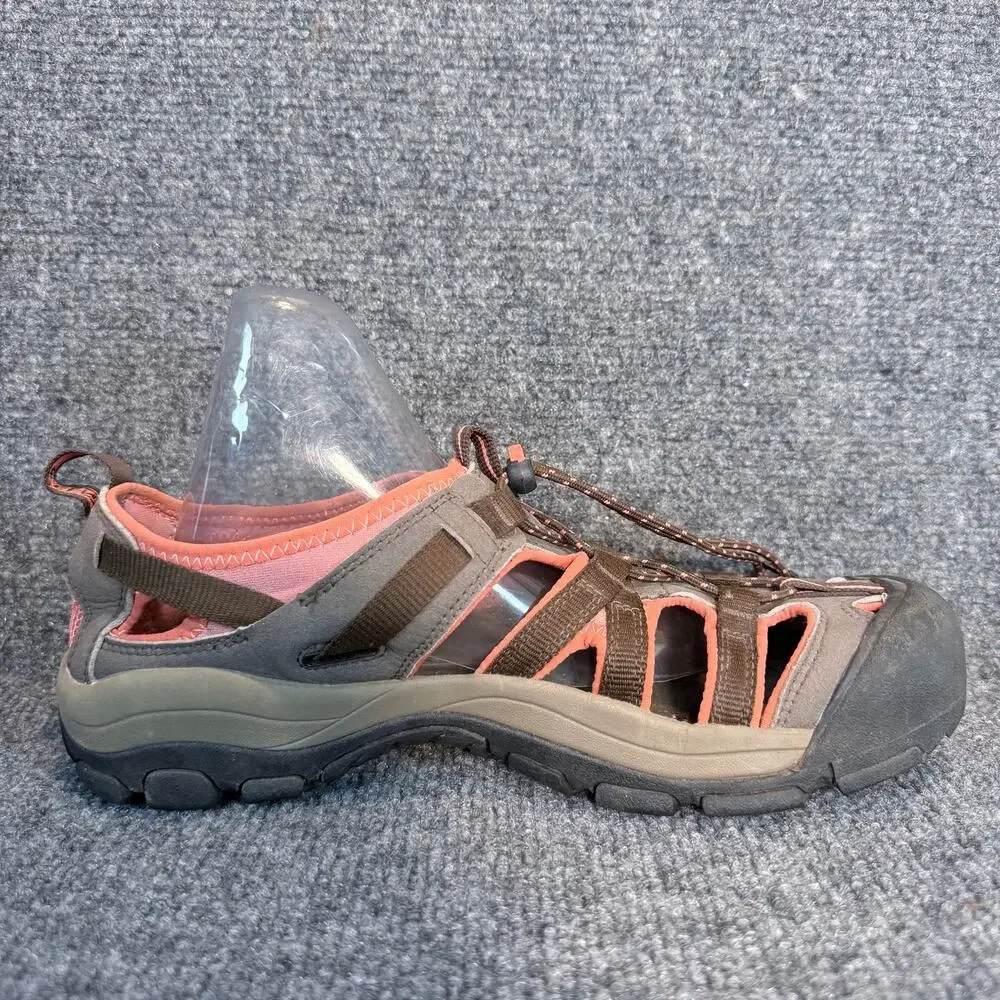 Keen Whisper Womens Size 11 Hiking Sandals Gray Coral Waterproof Outdoor Shoes